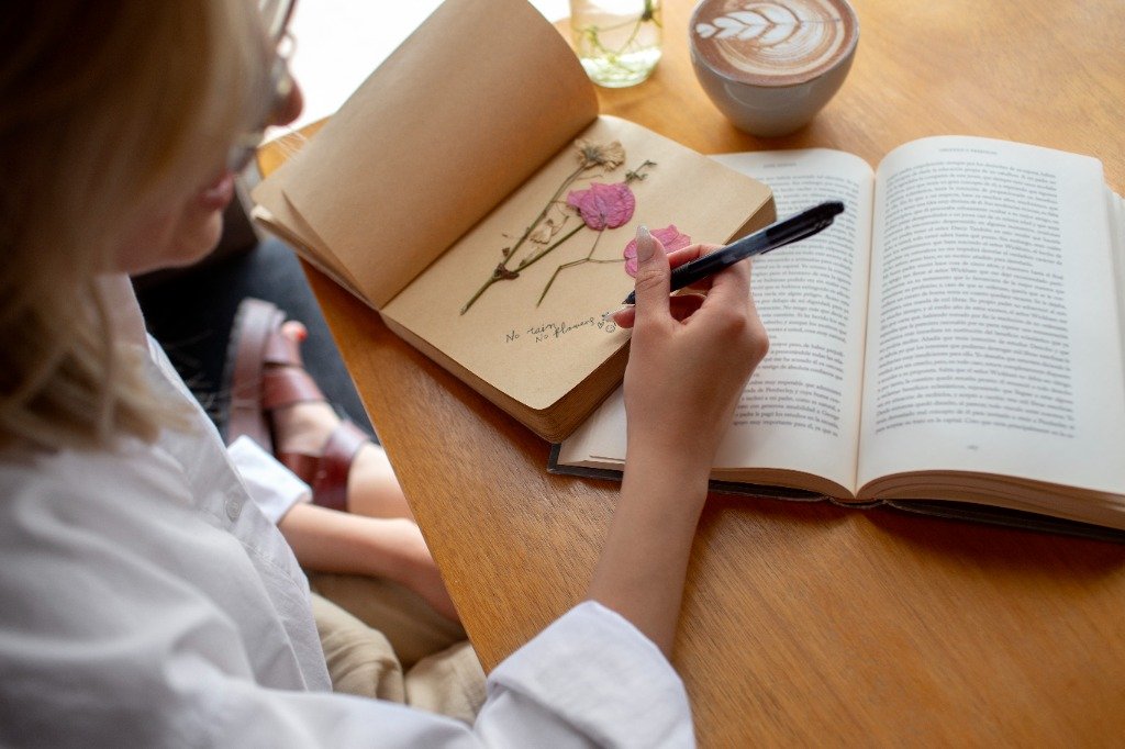 Journaling, creative writing practice and reflection at Literary Aisle